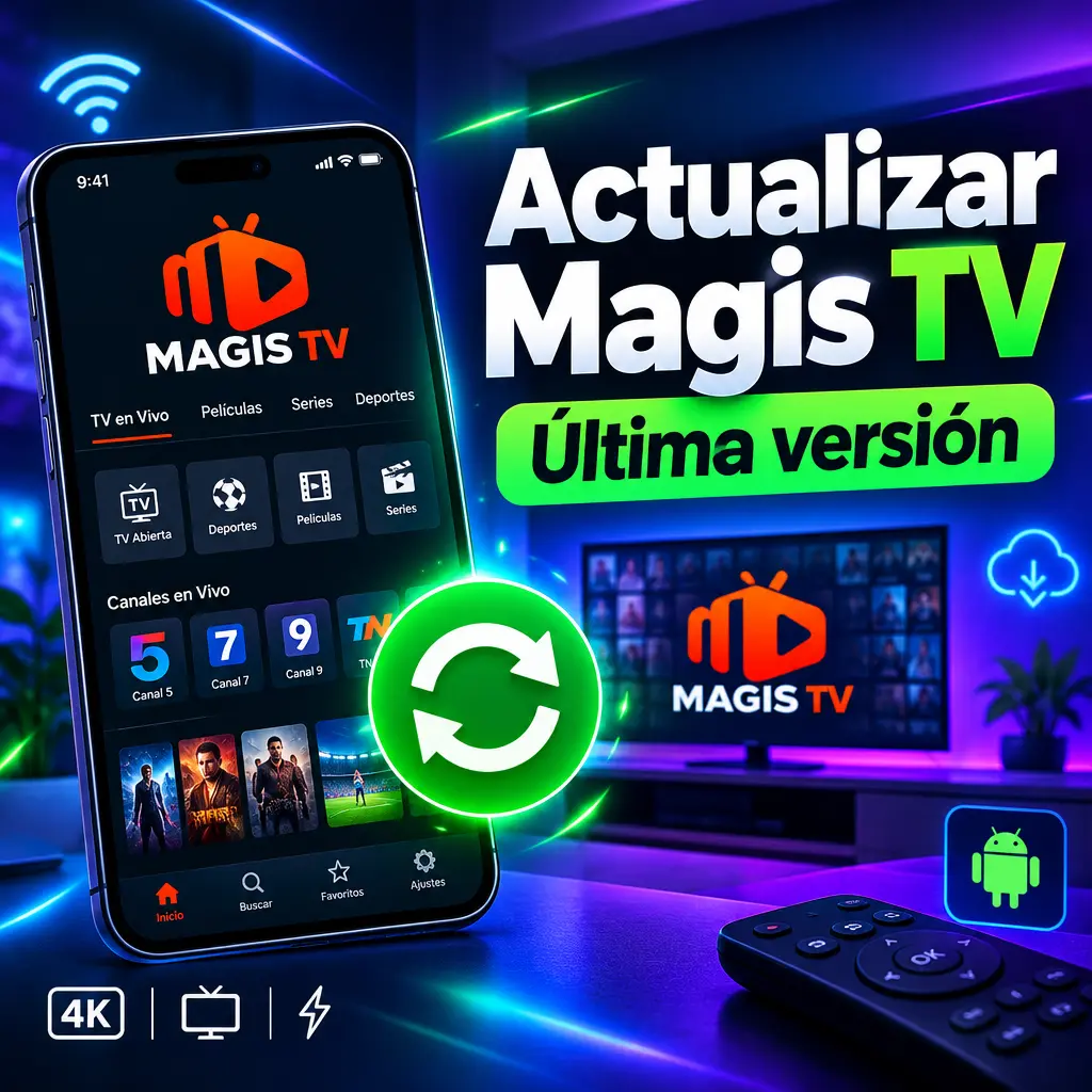 Cómo actualizar Magis TV a la última versión